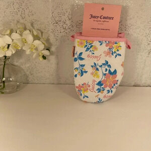 Juicy Couture White & Floral 2pk Mini Oven Mitts